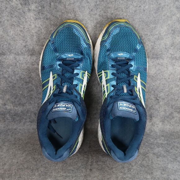 Brooks Shoes Mens 9 Athletic Trainers Vapor 4 Running Sport Active Walking Blue - Picture 8 of 14